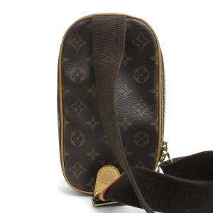 LOUIS VUITTON モノグラム ポシェットガンジュ ボディバッグ M51870 ブラウン