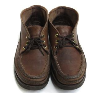Russell Moccasin ラッセルモカシン スポーティングクレーチャッカ  ブーツ レザー ブラウン 靴