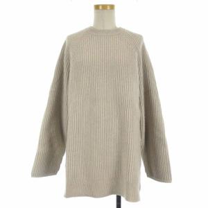 MY STANDARD 21AW ウールカシミヤブレンド バルキー チュニック 38 ライトベージュ