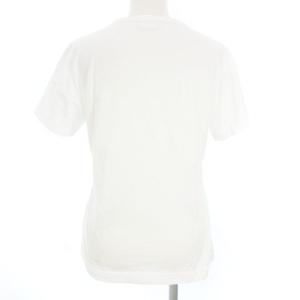 LACOSTE Tシャツ カットソー 半袖 Vネック ロゴ ホワイト 44