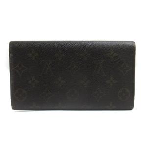 LOUIS VUITTON モノグラム ポルトトレゾール インターナショナル 長財布 M61215 ブラウン