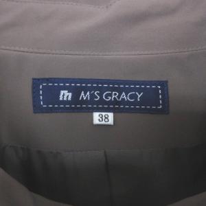 M'S GRACY コート ギャザー 38 グレージュ