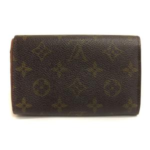 LOUIS VUITTON モノグラム ポルト モネ ビエトレゾール 二つ折り財布 M61730 ブラウン ジャンク