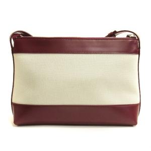 BALENCIAGA 639497・9265 NAVY CROSSBODY キャンバス ベージュ