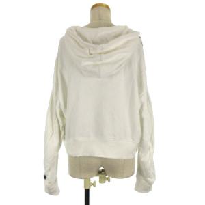 adidas SHORT HOODIE パーカー プルオーバー スウェット 長袖 ホワイト L 221117E