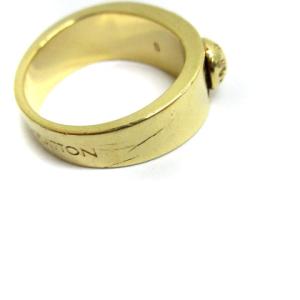 LOUIS VUITTON バーグ ギミア クルーリング 指輪 S ゴールドカラー M66421