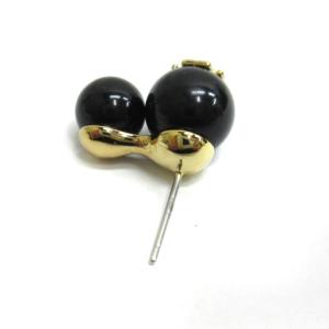 TORY BURCH ロゴ ピアス ブラック