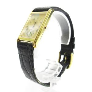 Longines 150周年 記念モデル スモセコ 腕時計 スクエア クォーツ アナログ ゴールド ジャンク