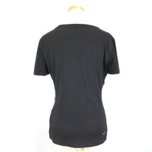 adidas Tシャツ 半袖 ライン スポーツウェア ブラック 221216E