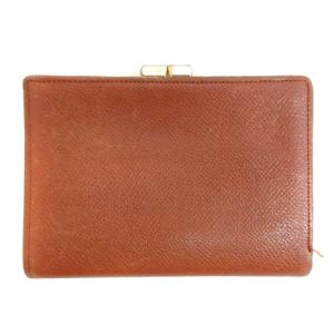VALENTINO GARAVANI 二つ折り財布 ウォレット レザー ブラウン 221222E