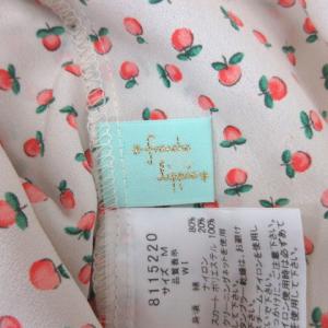 franche lippée ワンピース 半袖 切替 レース 総柄 ホワイト系 M 221227E