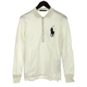 ポニー ポロシャツ 長袖 ホワイト L 230110E