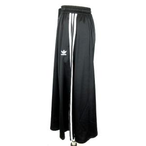 adidas Originals サイドライン ロング サテン スカート イージー ロゴ FL0039 XS ブラック