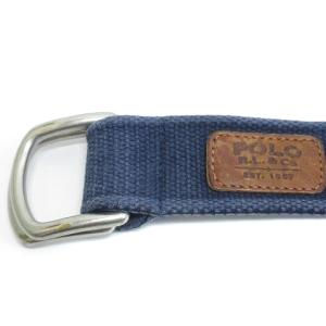 POLO RALPH LAUREN POLO R.L.&Co.USA製 リングベルト ネイビー AA