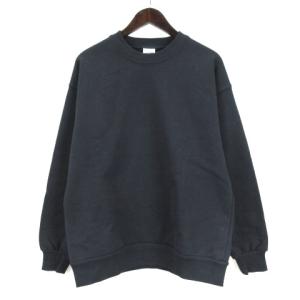 スウェット トレーナー 長袖 裏起毛 ブラック S 230113E