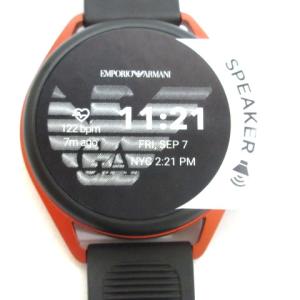 EMPORIO ARMANI ART5025 タッチスクリーンスマートウォッチ3 デジタル 腕時計 ブラック