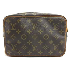 LOUIS VUITTON コンピエーニュ23 モノグラム セカンドバッグ クラッチバッグ M51847 ブラウン
