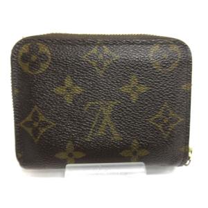 LOUIS VUITTON モノグラム ジッピー・コイン パース コインケース 小銭入れ ラウンドファスナー M60067 ブラウン