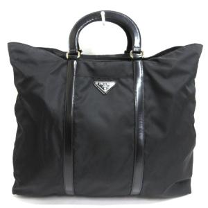 PRADA 2way トートバッグ ショルダー 三角プレート BN1050 ブラック