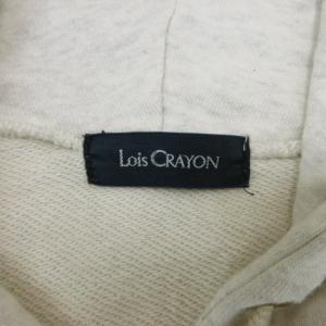 Lois CRAYON ジップアップ パーカー スウェット 長袖 オートミールカラー M 230120EE