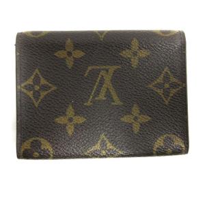LOUIS VUITTON モノグラム アンヴェロップ カルト ドゥ ヴィジット カード入れ 名刺入れ M62920 ブラウン