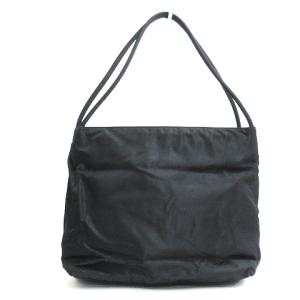 PRADA ナイロン トート バッグ ハンド ロゴ ブラック 鞄