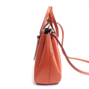 LOEWE LAZO MINI ショルダーバッグ ハンド 2WAY レザー オレンジ
