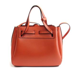 LOEWE LAZO MINI ショルダーバッグ ハンド 2WAY レザー オレンジ