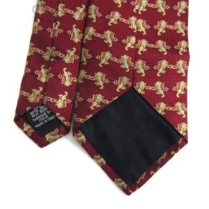 CHANEL クリスチャンディオール Christian Dior ネクタイ おまとめ 2点セット チェーン ワイドタイ 総柄 シルク レッド
