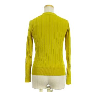 ESTNATION カーディガン ニット 長袖 Vネック イエロー 38 SM0