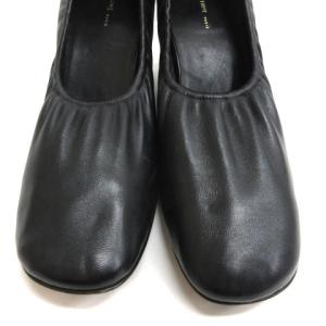 CELINE ソフトバレリーナ パンプス チャンキーヒール 38 ブラック