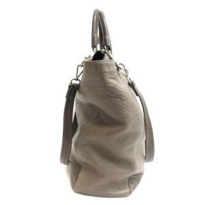 EPOCA UOMO ショルダーバッグ ハンド 2WAY レザー グレージュ 230210E 鞄