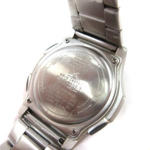 CASIO ウェーブセプター 電波ソーラー 腕時計 アナデジ WVA-M630 シルバーカラー SM0