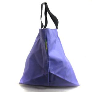 Hervé Chapelier ビッグトートバッグ 舟型 ナイロン パープル SM0