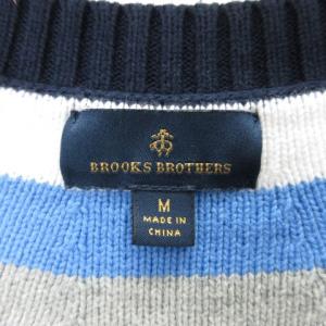 Brooks Brothers スクールニット セーター 長袖 ケーブル編み ネイビー M 230214E  SM0