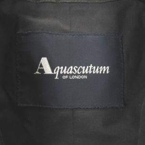 Aquascutum トレンチコート スプリング ブラック系 230217E SM0
