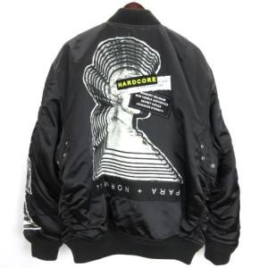 DIESEL MA-1 J-TAMIE ボンバージャケット ブルゾン リバーシブル M ブラック オレンジ