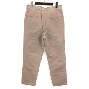 BOTTEGA VENETA パンツ スラックス ジッパーフライ コットン ヘンプ混 48 ピンクベージュ系 SM0