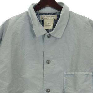 REMI RELIEF ナイロン コーチジャケット ブルゾン 無地 ブルー L