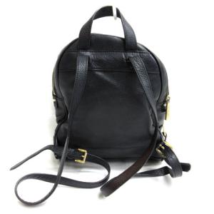 MICHAEL KORS レザーリュックサック ミニリュック バックパック ロゴ ブラック SM0