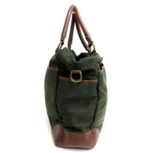 POLO RALPH LAUREN 2WAY ショルダー ハンド バッグ カーキ SM0