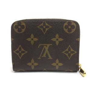 LOUIS VUITTON 美品 M60067 ジッピー コイン パース モノグラム 財布 コインケース ブラウン