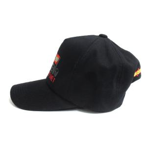 lucien pellat finet キャップ LPFフラッグ ロゴ 刺繍 スカル リーフ ブラック