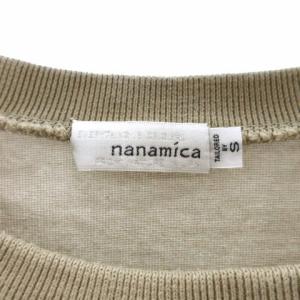 nanamica Tシャツ 半袖 カットソー グレージュ S 230324E SM0