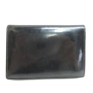 BVLGARI レザー カードケース 名刺入れ ブラック 230407E SM0 AA