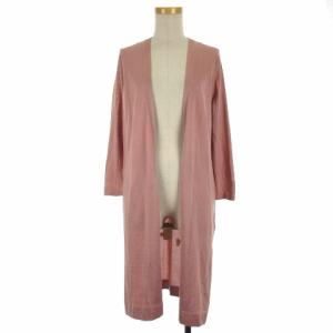 18SS カーディガン ボタンレス ニット 38 ピンク 230306E SM0