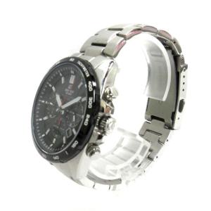 CASIO エディフィス EDIFICE ソーラー クロノグラフ デイト ラウンド 黒文字盤 EFR-518SBBJ SM0