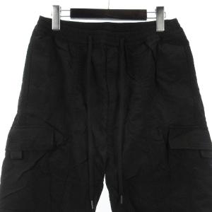 MONKEY TIME 21SS Cargo Pants イージーカーゴ パンツ ワッシャー ナイロン 8314-186-1178 ブラック L SM0