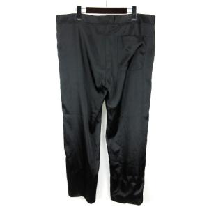 KEITA MARUYAMA HOMME サテンワイドパンツ ロング タッセル ブラック SM0