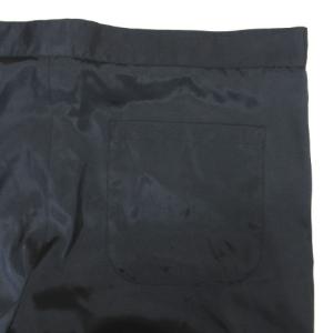 KEITA MARUYAMA HOMME サテンワイドパンツ ロング タッセル ブラック SM0